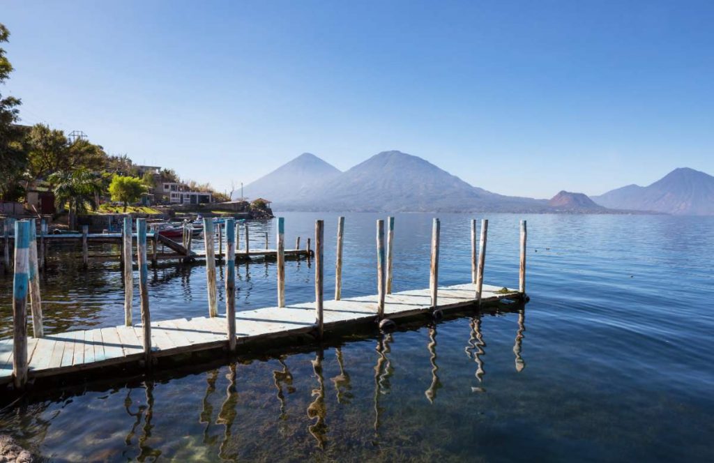 de la ville de Mala au lac Atitlan