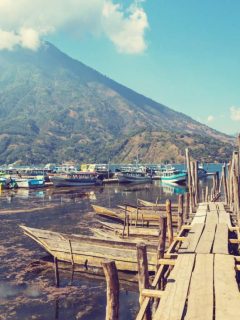 de la ville de Mala au lac Atitlan